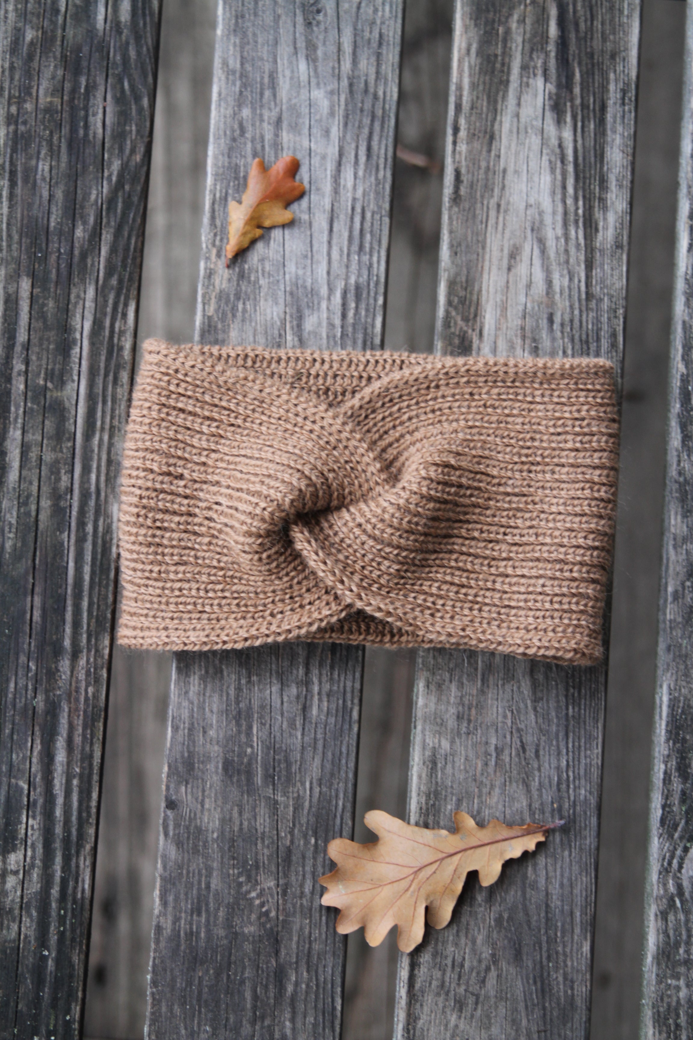 Alpakų vilnos galvajuostė - smėlinė - Nemuno alpakos