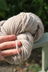 Šviesiai gelsvi alpakų vilnos siūlai - Nemuno alpakos