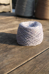 Ploni alpakų vilnos siūlai su šilku - žibuokliniai - Nemuno alpakos